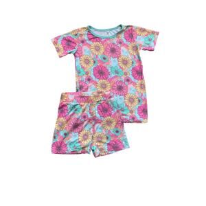 Bamboo Floral Pajama Set 2-3 Years